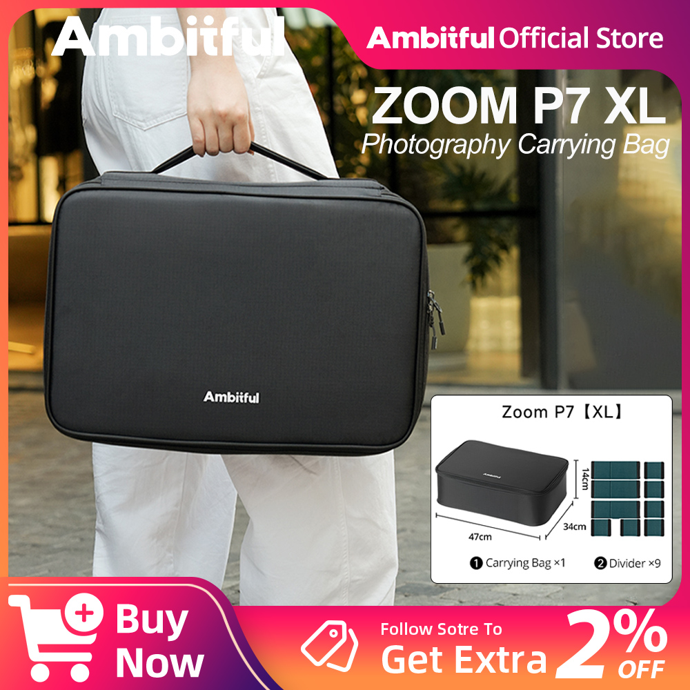 Photography Zooming - Ambitful ZOOM P7II XL التصوير حقيبة