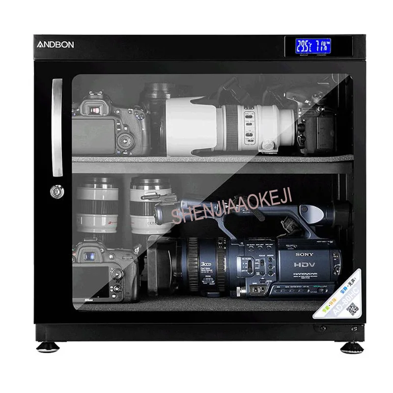 Camera Dry Cabinet - 80L صندوق إلكتروني مقاوم للرطوبة LED