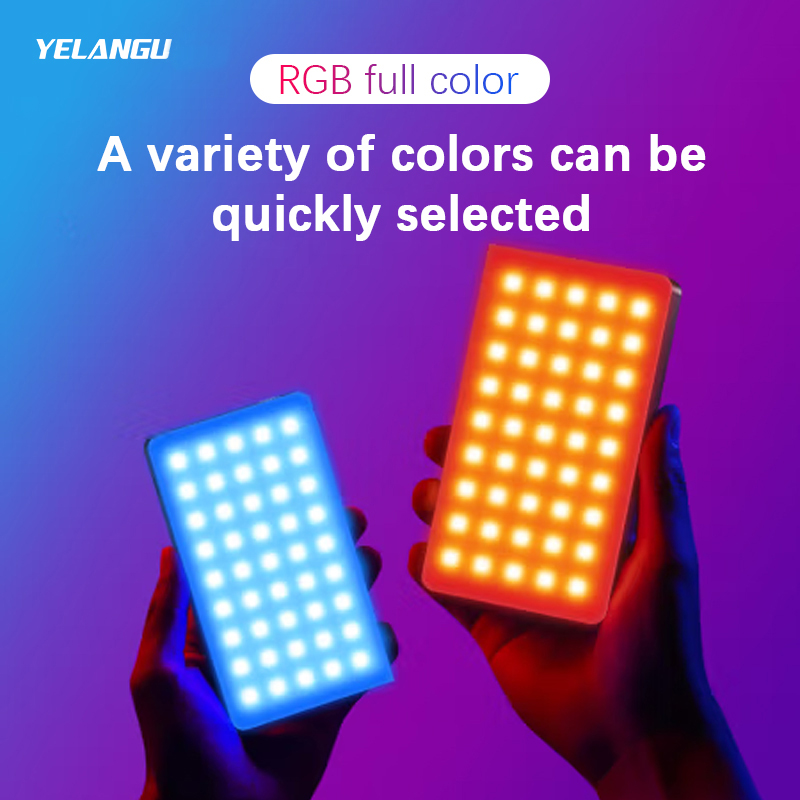 YELANGU RGB LED الفيديو الضوئي - مراجعة Photography Umbrella Lights وسعره