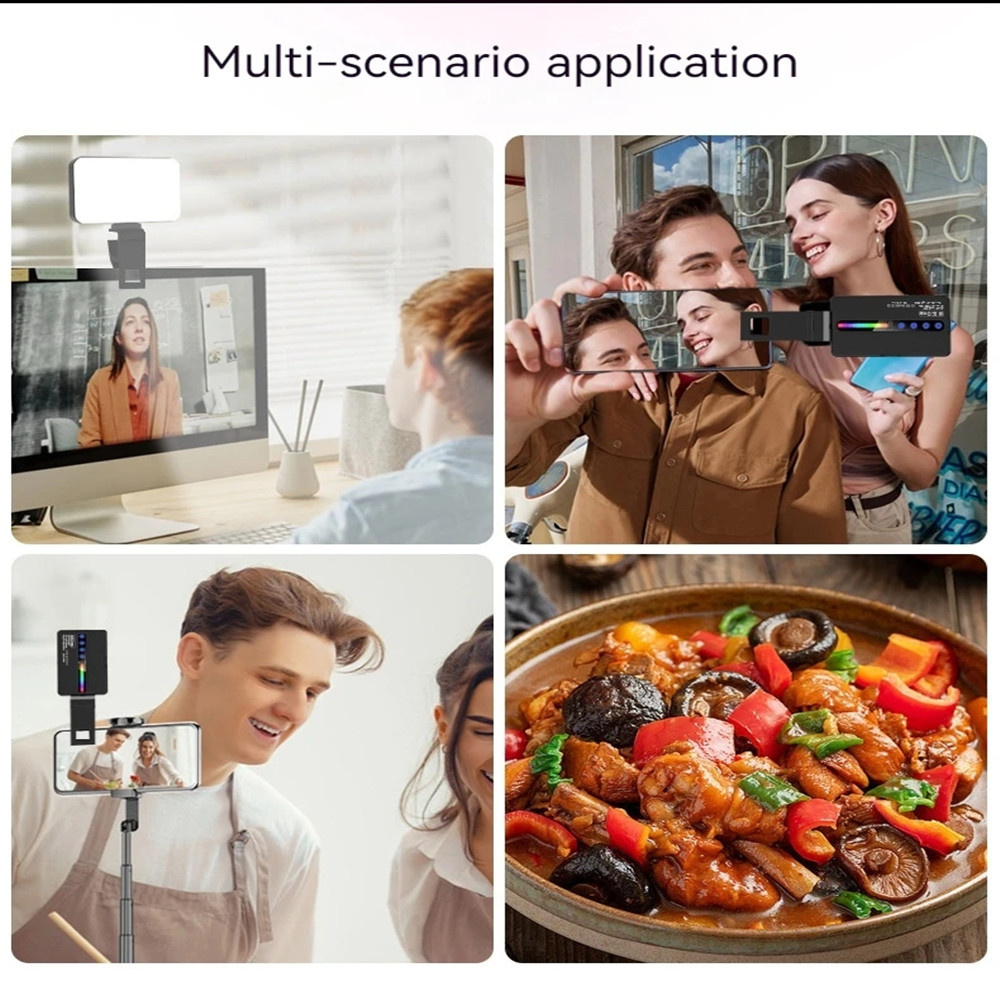 LED RGB ضوء الكاميرا كامل اللو - مراجعة Photography Umbrella Lights وسعره