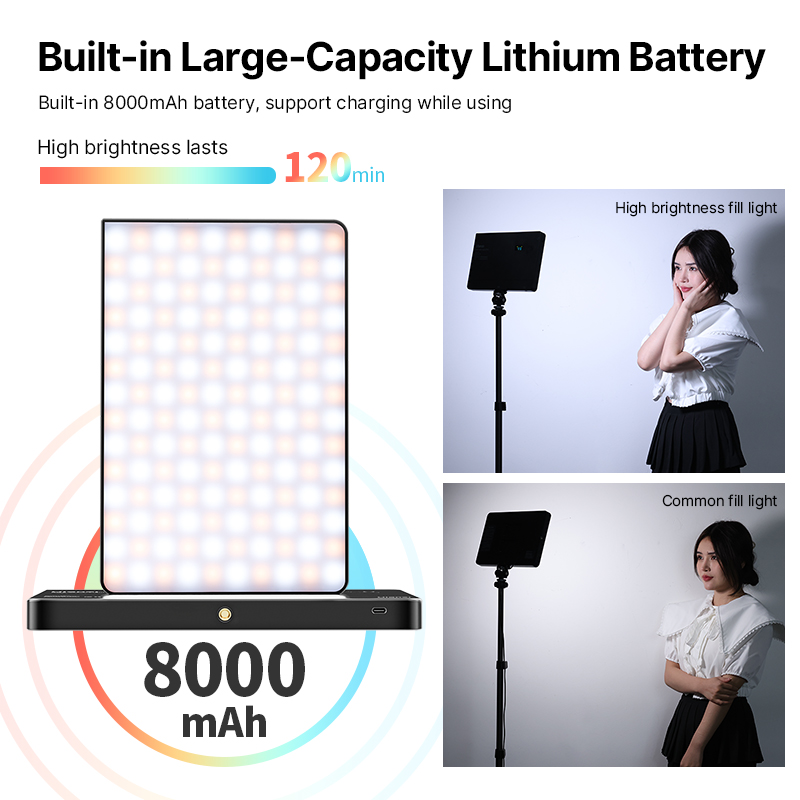 Ulanzi LT003 15W RGB Video Lig - مراجعة Photography Umbrella Lights وسعره