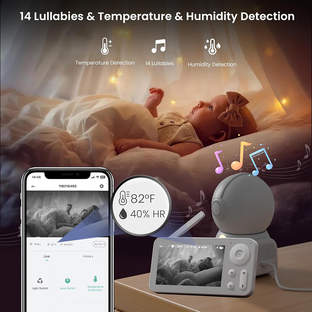 جهاز مراقبة الطفل 2K مع كاميرت - مراجعة Photography Umbrella Lights وسعره